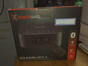 Blackweb Soundblock Ii Clock Radio With Qi Charging