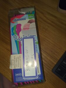 ICE CREAM SLIDER SPOONS, IDEAL FOR ICE CREAM, FROZEN YOGURTS, SNOW CONES,