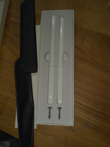 2 Pack White Stylus Pens with Extra Tips and Covers