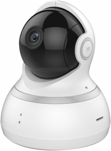 YI Dome Security Camera 1080p, PTZ 2.4G Wifi Surveillance System w/ Free Live Streaming, Motion Detection Alert, Auto Cruise, Remote View APP for iOS / Android-Local Storage & Optional Cloud Service(White)