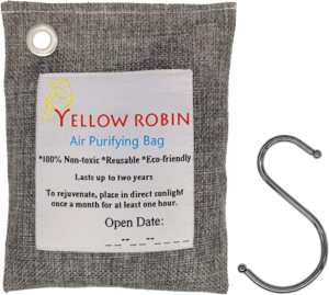 YELLOW ROBIN Air Purifying Bags 2.2lb Activited Charcoal Odor Absorber Odor Eliminators for Home & Car, Formaldehyde Remover