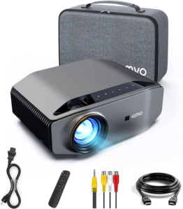 HD Projector for Movies, vamvo Home Theater Video Projector, native 1080P Full HD Video Projector Compatible with Fire TV Stick, PS4, HDMI, VGA, AV and USB, for Home Cinema & Outdoor Movies