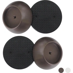 Baby Gate Guru Small Wall Protector 4 Pack - Bronze - Cup Pads To Guard Your Walls From Pressure Mounted Baby Gates, Pet Gates, Safety Gates, Shower Curtain Rods, and More (4 Pack, Bronze)
