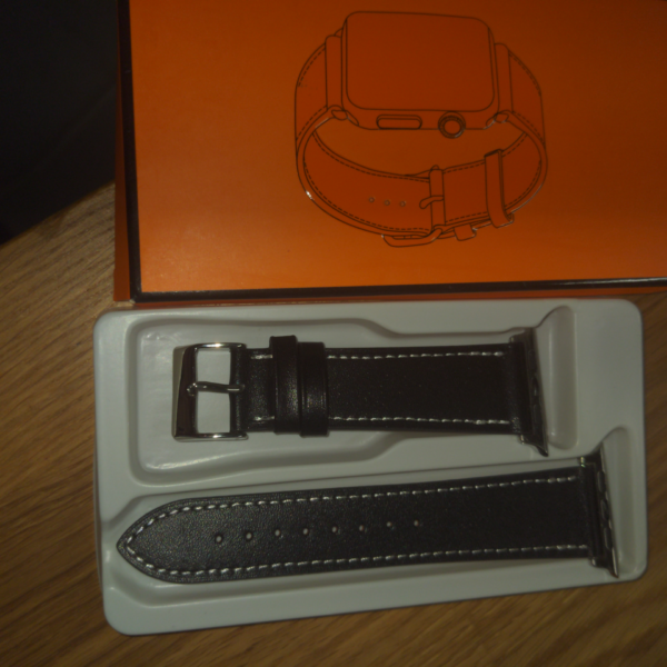 42mm Apple Watch Band Black/Silver