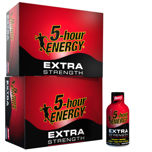 5-hour ENERGY Shot, Extra Strength Berry, 1.93 Ounce, 4 Count