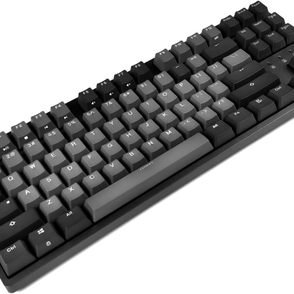 DURGOD Taurus K320 TKL Mechanical Gaming Keyboard - 87 Key - Cherry MX Brown - Double Shot PBT - NKRO - USB Type C, Space Gray, ANSI