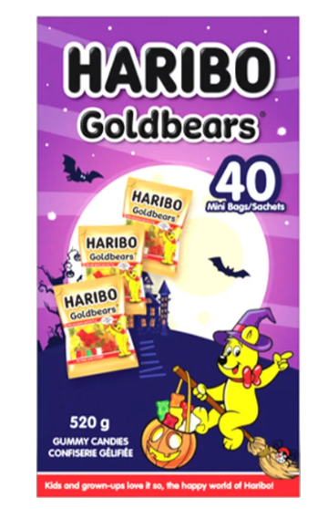 Haribo Goldbear Halloween 40ct Mini Bags