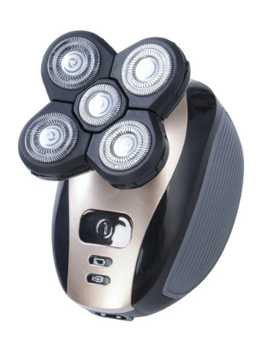 5 IN 1 4D Rotary Electric Shaver Rechargeable Bald Head Shaver Beard Trimmer