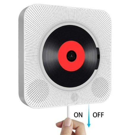 Retekess TR609 Wall Mounted CD Player Surround Sound FM Radio Bluetooth USB MP3 Disk Portable Music Player Remote Control Home