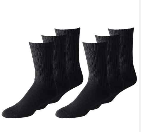 densley black athletic socks 3 pairs size 10-12