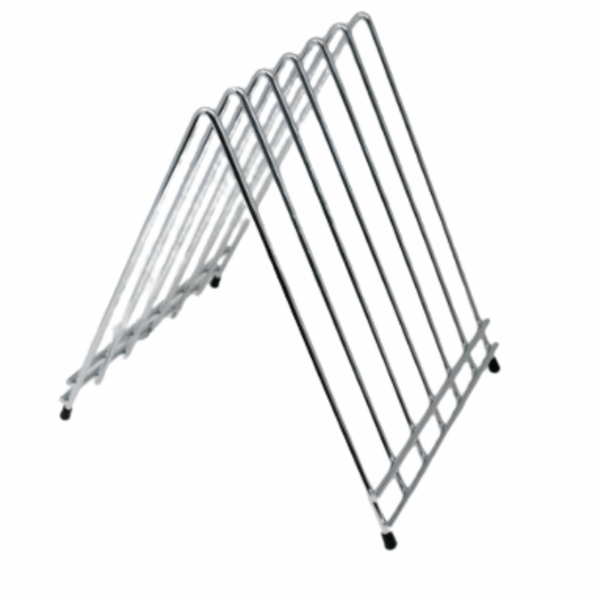 Winco CB-6L Cutting Board Rack 6 Slots Chrome