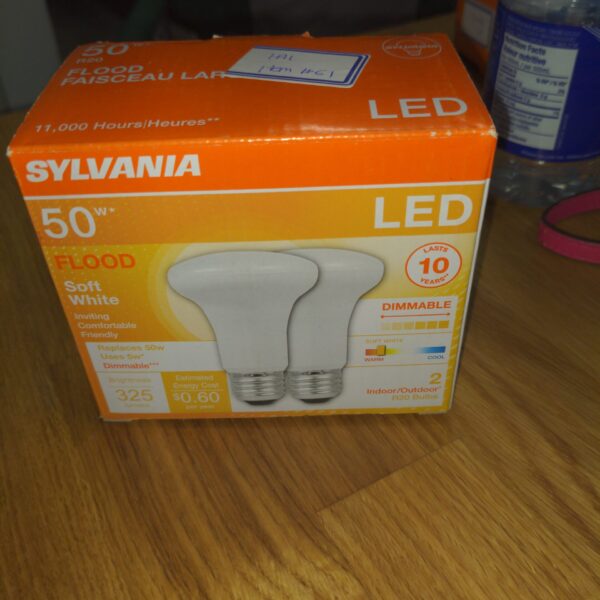 Sylvania LED 50w Flood Bulbs Soft White Pack of 2