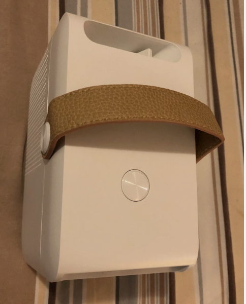 CRE C1 Smart Mini Pocket LCD LED Portable Projector Stereo Speakers White New