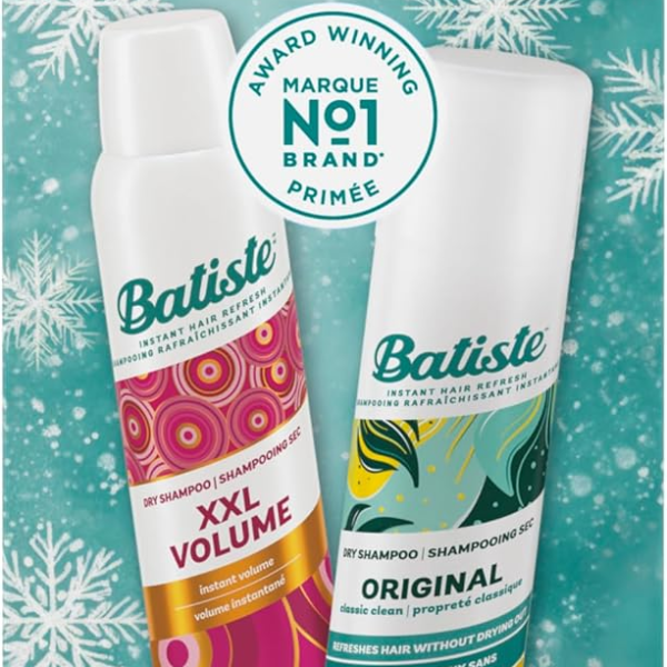 Batiste 2x200ml Gift Pack, Batiste Original and XXL Dry Shampoo