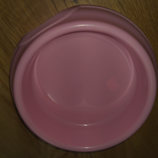 🐾 Like-New Pink Dog Bowl – Stylish & Clean