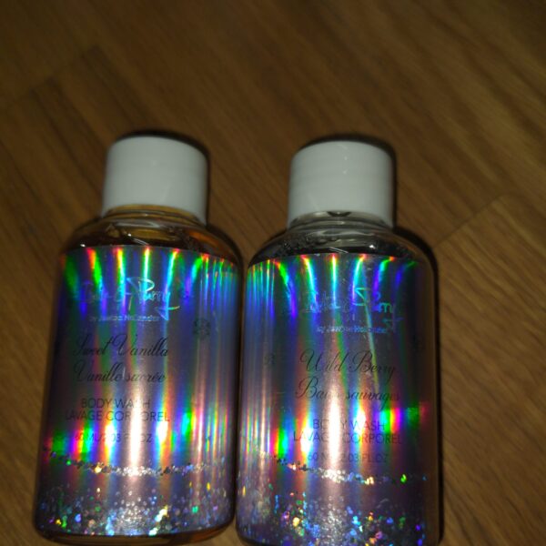 2 Bottles- Wild Berry and Sweet Vanilla BodyWash