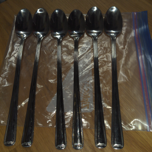 "Like-New" Set of 6 Long-Handled Spoons