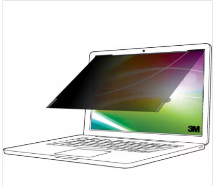 3m black privacy filter 14 inch