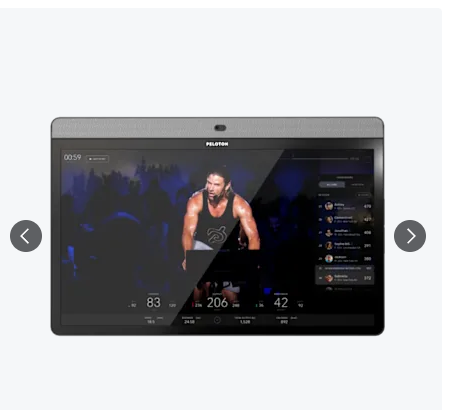 Bike+ and Row Touchscreen