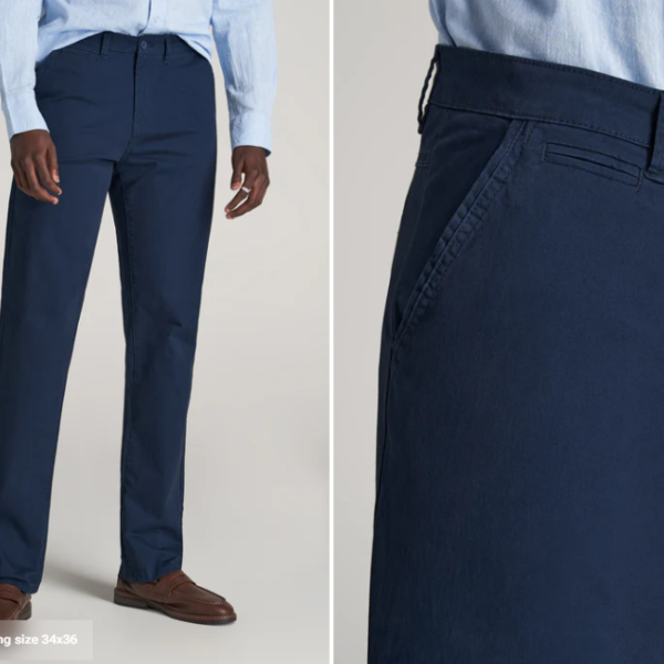 J1 STRAIGHT Leg Chinos for Tall Men Size 32/36