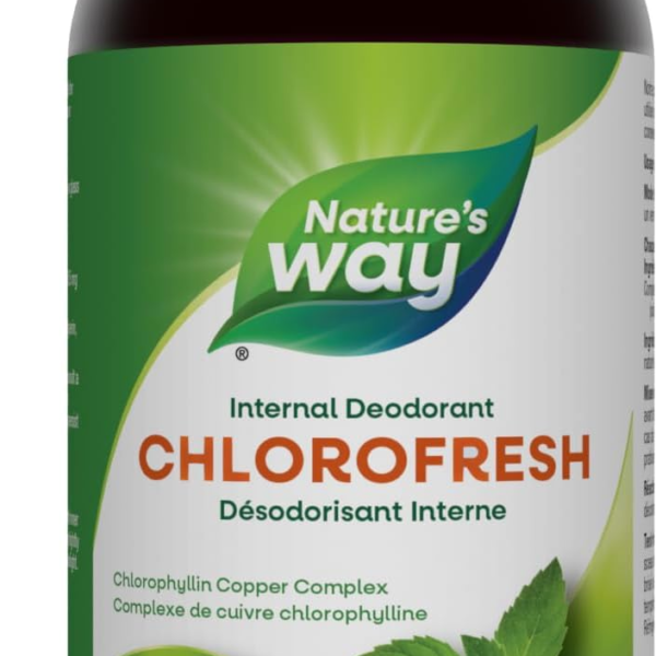 Nature's Way Chlorofresh Mint – 70.5 mg Chlorophyllin Complex Per 15ml – Internal Deodorant & Antioxidant – Vegetarian Herbal Supplement – No Artificial Colours or Flavours – 474ml