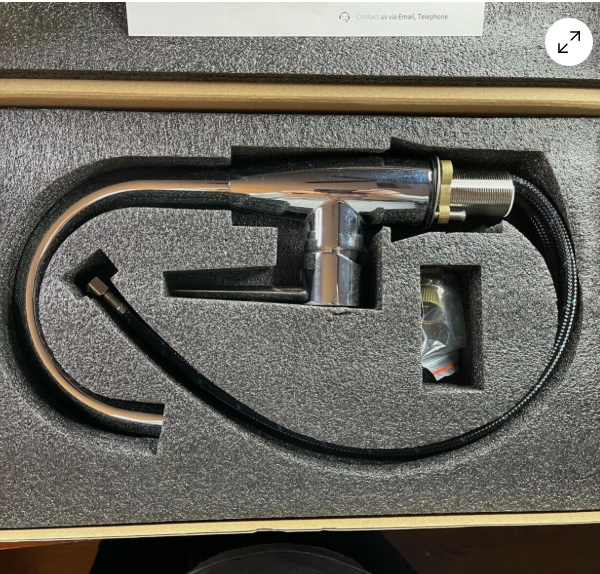 CREA Prep Bar Faucet Small Kitchen Faucet Chrome