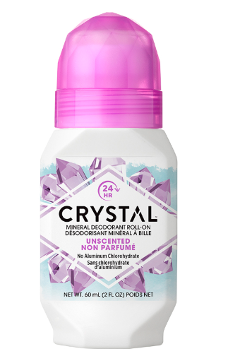 Crystal Mineral Deodorant Roll On - Unscented - 60ml