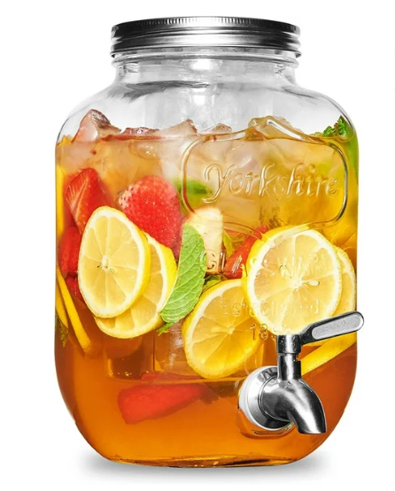 FineDine Drink Dispenser 1 Gallon Beverage Dispenser