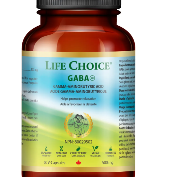 GABA 500mg  75 Veggie Caps