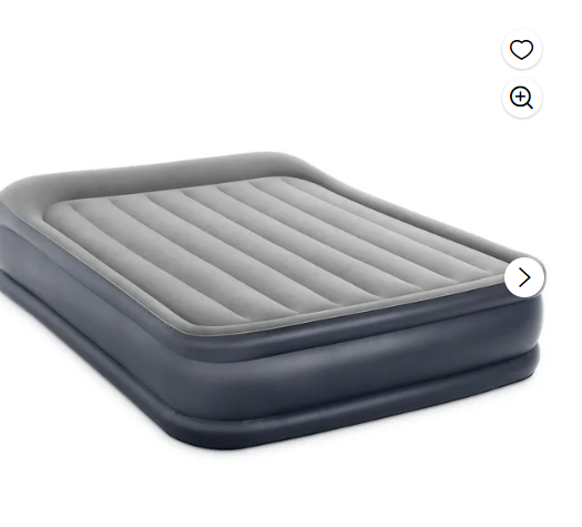 INTEX Dura-Beam® Deluxe Pillow Rest Raised Air Mattress, 16.5in. Queen