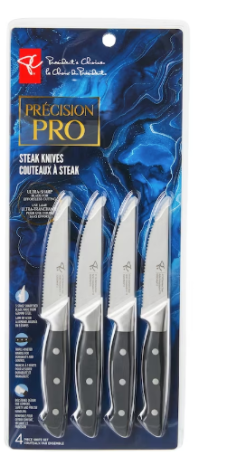 Precision Pro 4-Piece Steak Knife Set | Brand New & Sealed