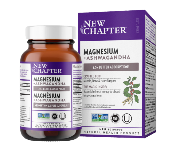 New Chapter Magnesium + Ashwagandha (Sealed)