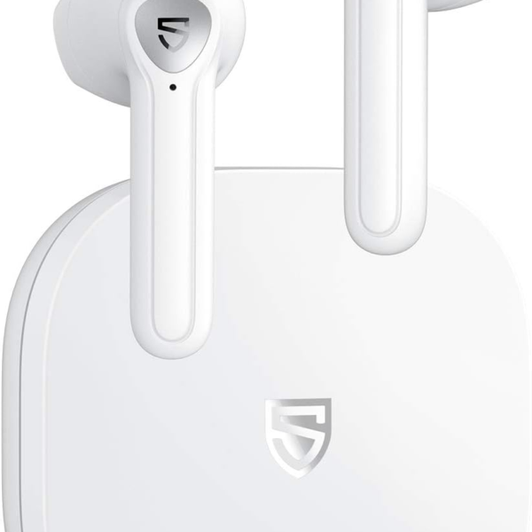 Wireless Earbuds SoundPEATS TrueAir2 Bluetooth V5.2 Wireless Earphones with Qualcomm QCC3040, True-Wireless Mirroring, 4 Mics for Clear Calls and CVC 8.0 Noise Cancellation, aptX (white)