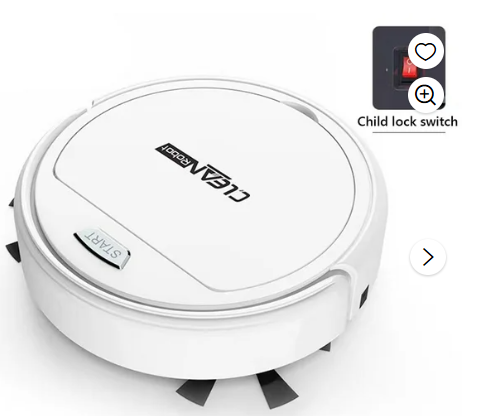 Dvkptbk Robot Vacuum Cleaner with 2800Pa Suction Power, App Control, 120 Mins Runtime, Self-Charging Robotic Vacuum Cleaner for Low Carpet, Pet Hair, Hard Floors, P20