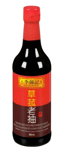 Lee Kum Kee Mushroom Flavored Dark Soy Sauce, 16.9 fl oz
