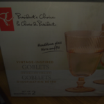 🥂 Auction: New-in-Box Set of 2 Vintage-Inspired Goblets