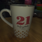 ☕ Hallmark "21 Unforgettable Years" Coffee Mug – Brand New!