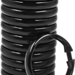 Shower Curtain Rings-12 Pack- Plastic Shower Curtain Hooks O-Shaped Rings Hook Glide Easily on Bathroom Shower Rod