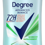 Degree Advanced Antiperspirant Deodorant Stick for 72H Sweat & Odour Protection, Workout Series Endure with MotionSense Technology, 74g
