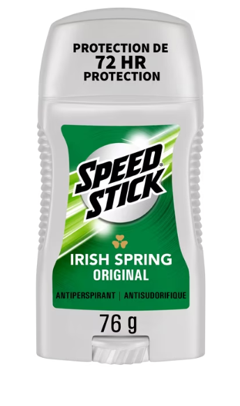 ⚡ New Speed Stick Men’s Deodorant – Irish Spring Scent (85g)
