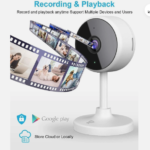 Littlelf WiFi Security Camera, 1080P Indoor Camera Baby Monitor with 2-Way Audio