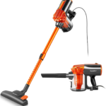 iwoly V600 Corded Vacuum Cleaner 500W with 23ft Long Cord, Lightweight 2-in-1 Stick & Handheld Vacuum for Hard Floors & Home Cleaning
