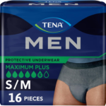 TENA Men Maximum Plus Underwear - Large (9/16 Count)