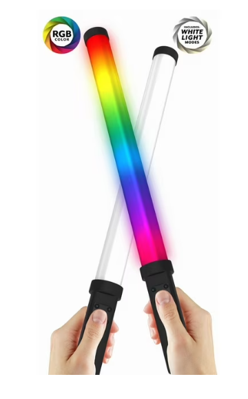 Bower 19″ RGB/White LED Wand Light