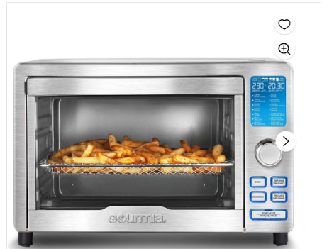 Brand New In Box! Gourmia 6-Slice Digital Toaster Oven Air Fryer