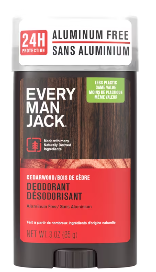 NEW Every Man Jack Cedarwood Deodorant
