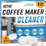 ☕ Coffee Machine Cleaner & Descaler Tablets (23 Count)