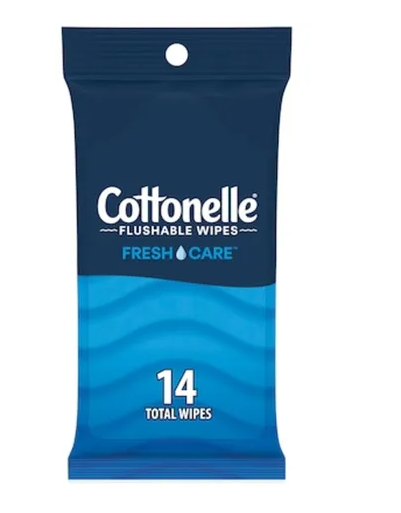 Cottonelle FreshCare Flushable Cleansing Wet Wipes (14 ct) - Brand New!