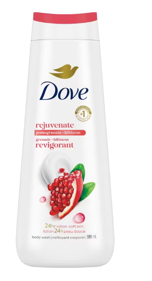 NEW Dove Rejuvenating Body Wash – Pomegranate & Hibiscus (10 oz)