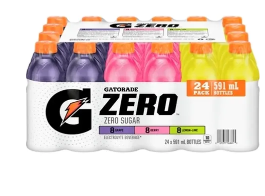Gatorade Assorted Zero Sports Drink (591 mL) – 19 Pack